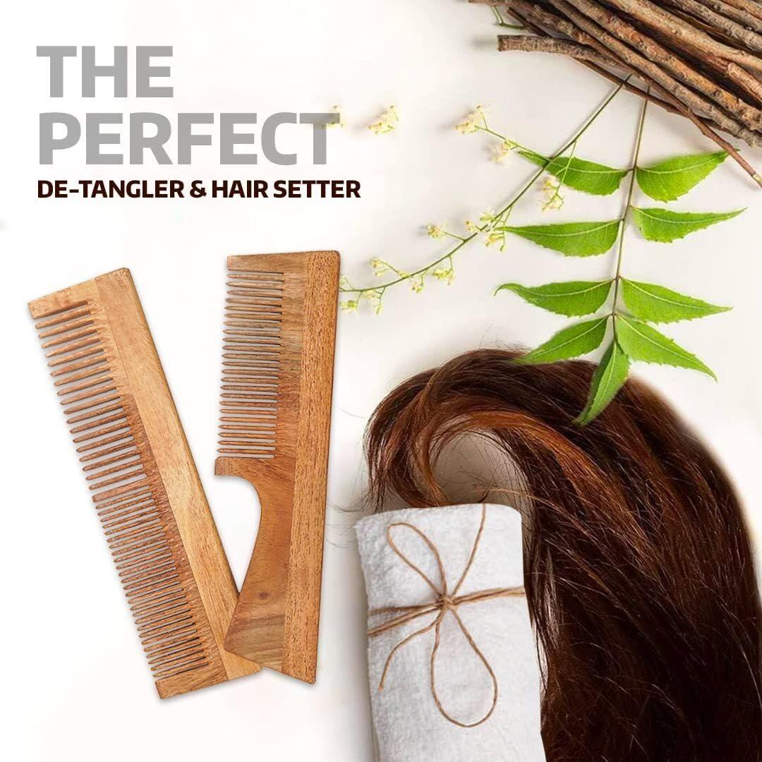 Neem comb Wodden hair comb 100% natural product - Image 1