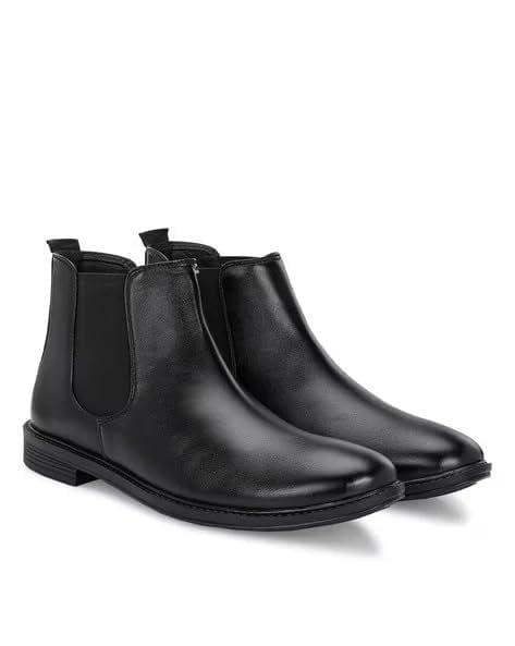 SALMA FOOTWEAR Chelsea Boots for Men | Soft Cushioned Insole, Slip-Resistance, Dynamic Feet Support, Arch Support & Shock Absorption - Image 1