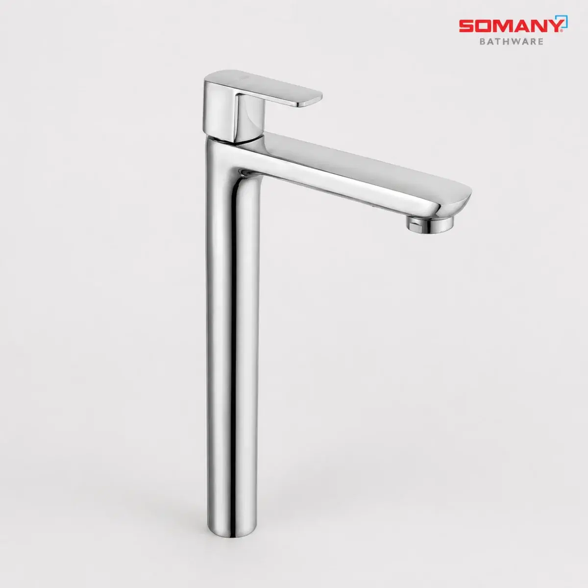 SOMANY OPTIMUS Pillar Cock High | 272111450051 | Extended Height Basin Faucet | Premium Chrome Finish | Brass Body | Oxi Stream Technology - Image 1