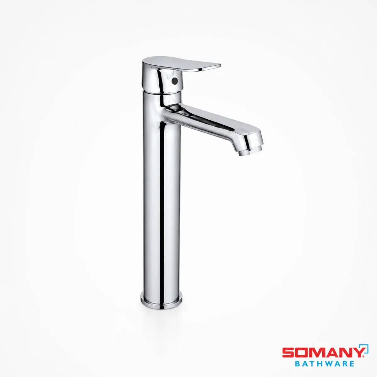 SOMANY DYNA Pillar Tap Extended Height Basin Faucet | Premium Chrome Finish | Brass Body | Oxi Stream Technology | 272111590021 | - Image 1