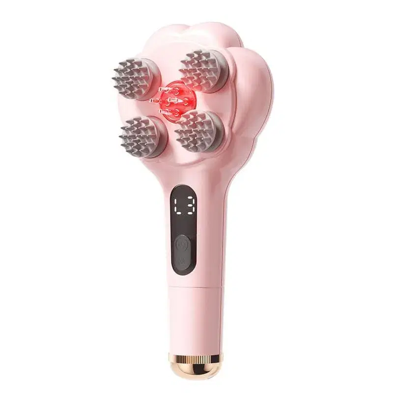 Top Trending Uprgraded Handheld Electric Scalp Head Massager Red Light Heating with Companion Pain Relief & Relaxing Features - Image 1