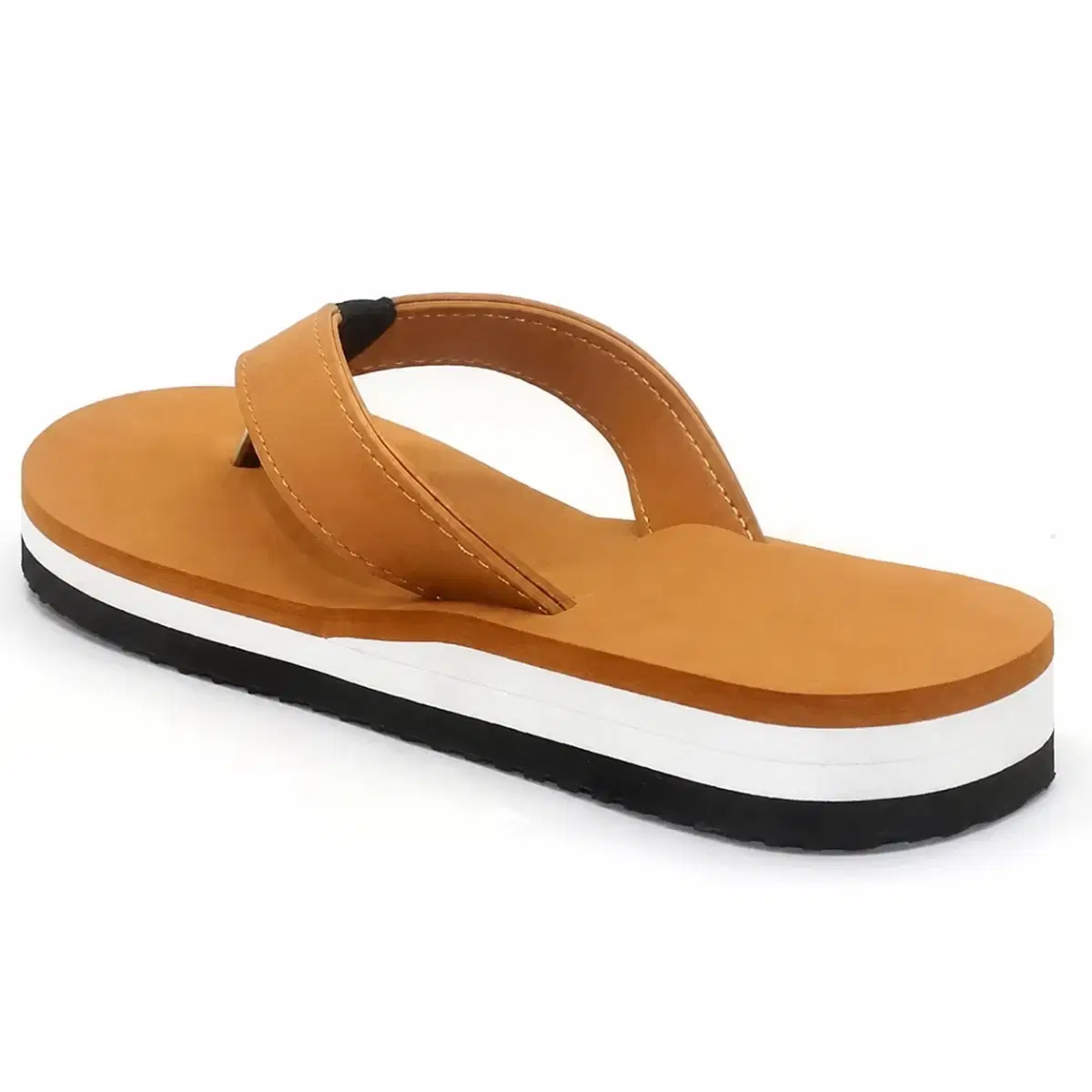 Women's Casual Stylish And Trending Flipflops Slippers | Casual wear|(SSE-073-Tan-38)_BZ - Image 1