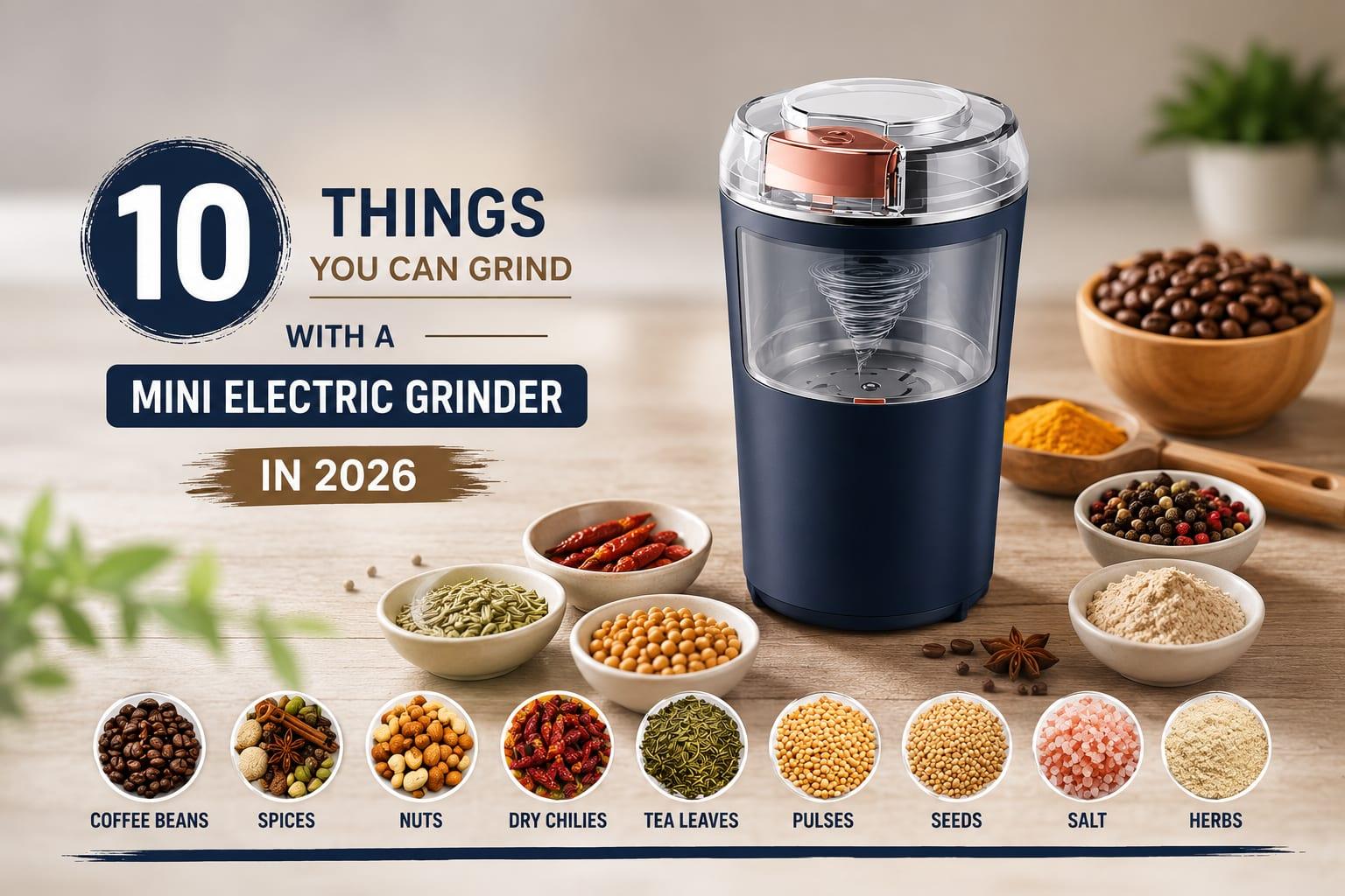 10 Things You Can Grind with a Mini Electric Grinder in 2026