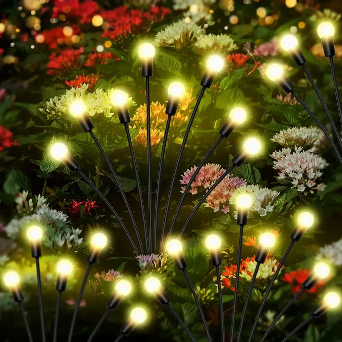 Solar Light for Outdoor Garden and Home, Waterproof Firefly Light Decor for Solar Balcony, Plant, Pot, Decoration Light - Image 1