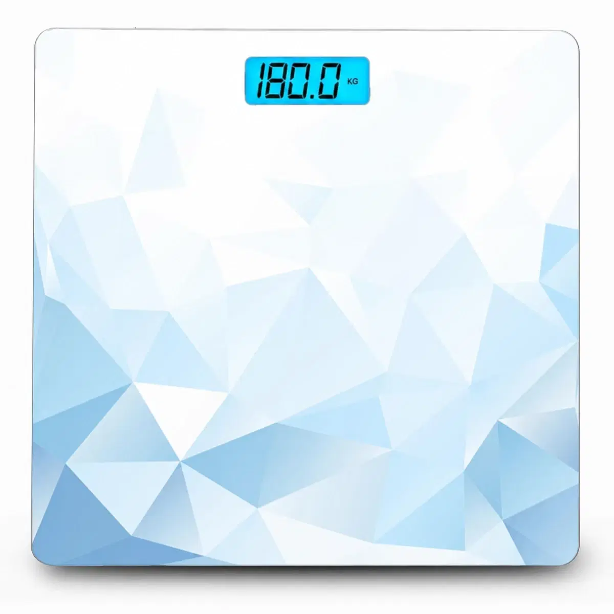 Must-Have Weight Machine for Home | Digital Bathroom Scale for Human Body Weight Measurement | Extra Thick Tempered Glass with LCD Display | 3 Years Warranty (Blue | Max Weight 180Kgs | Sapphire) - Image 1